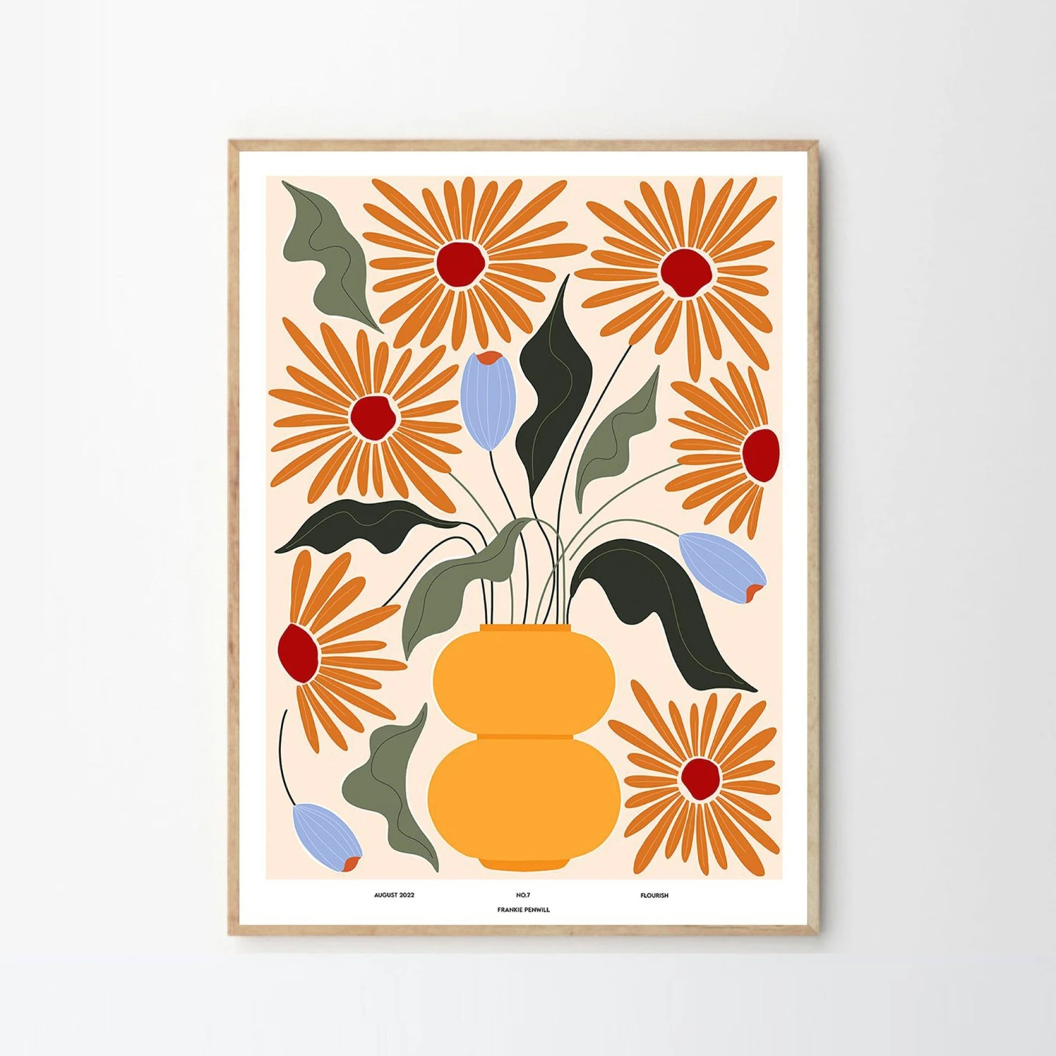 Flourish Print 30cm X 40cm