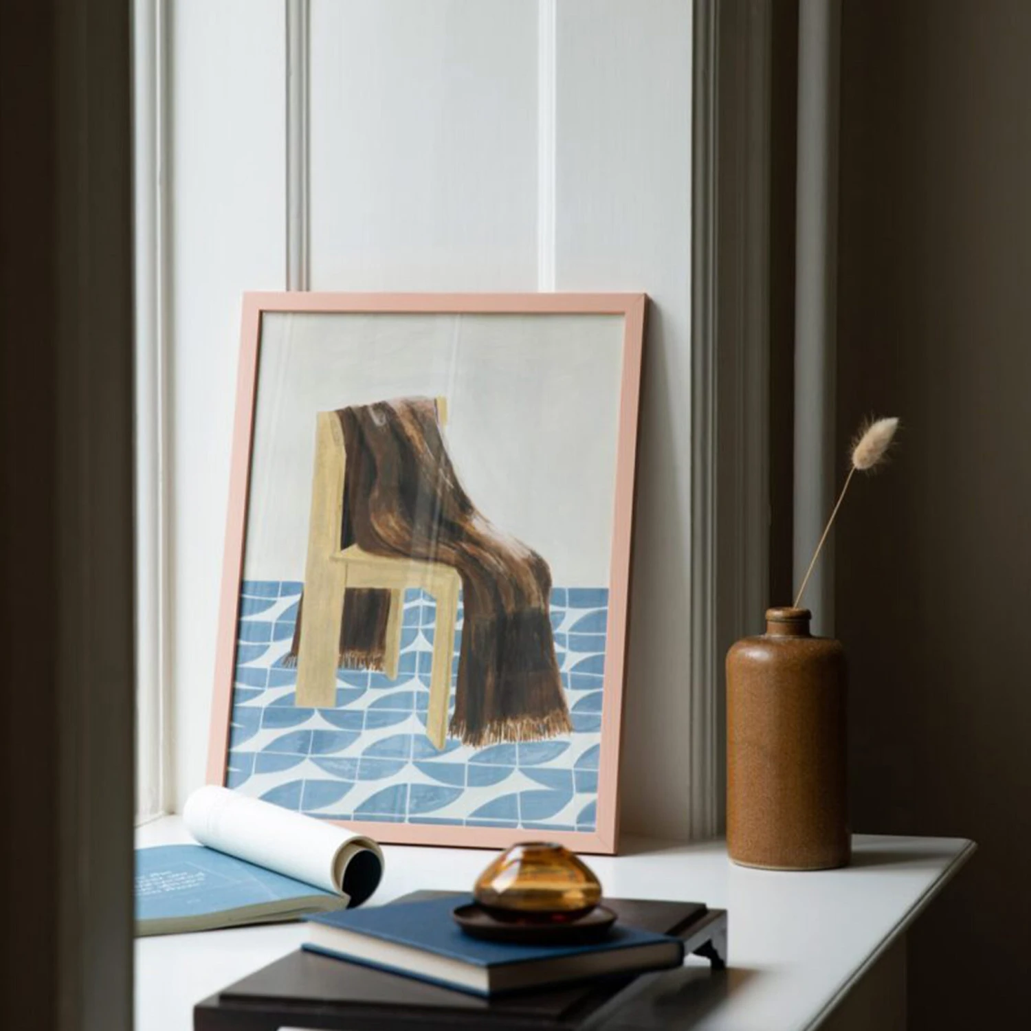 Chair With Blanket Print 40Cm X 50Cm - Image 2