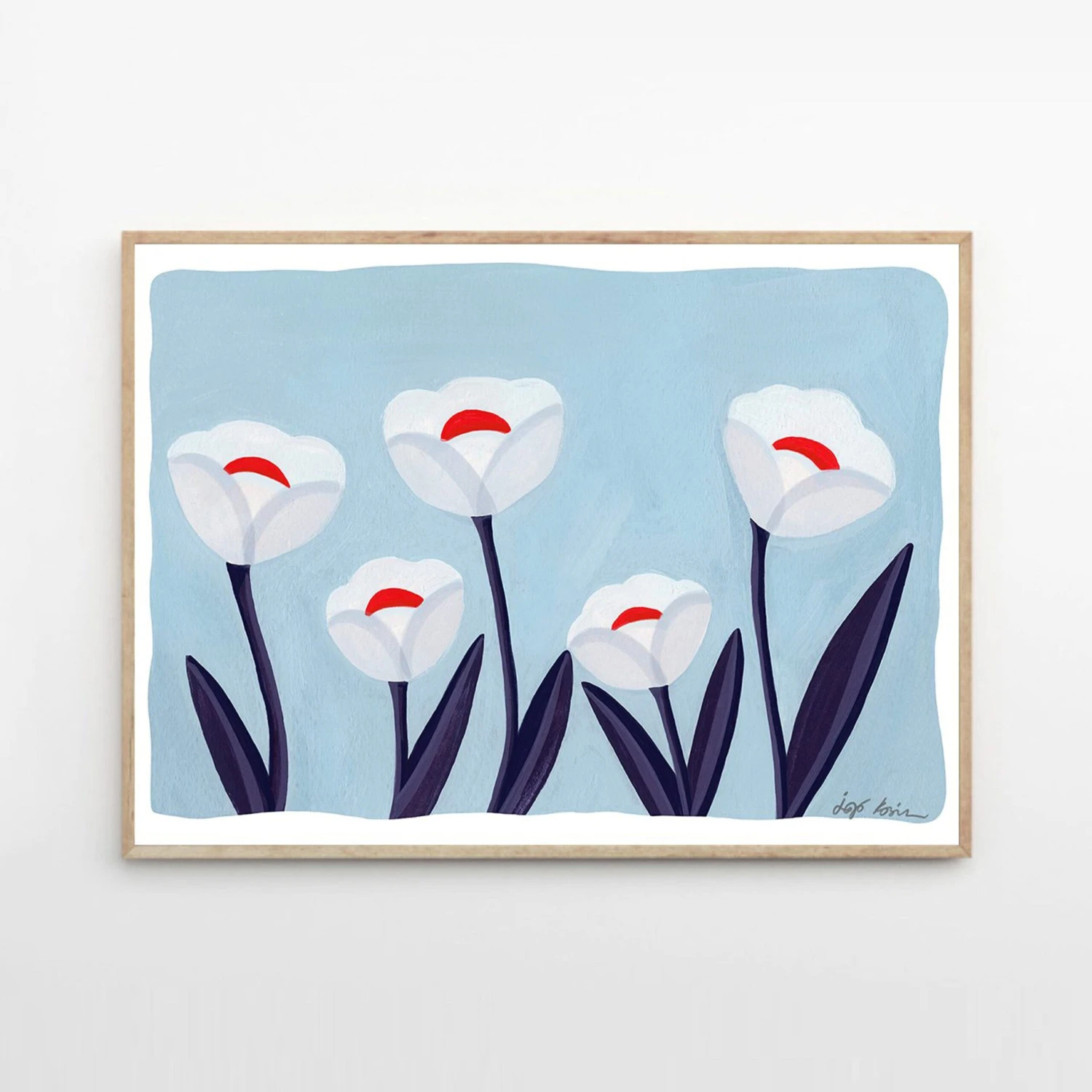 Flowers 01 Print 50Cm X 70Cm