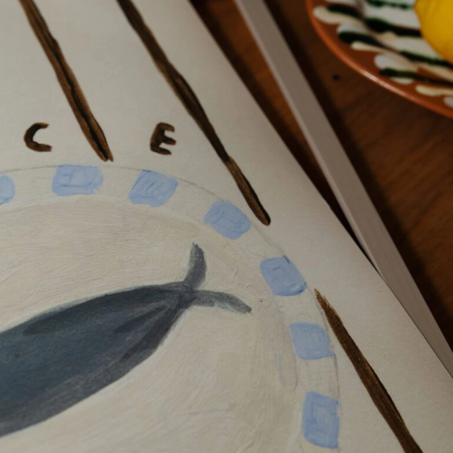 Pesce Print 21Cm X 29.7Cm (A4) - Image 3