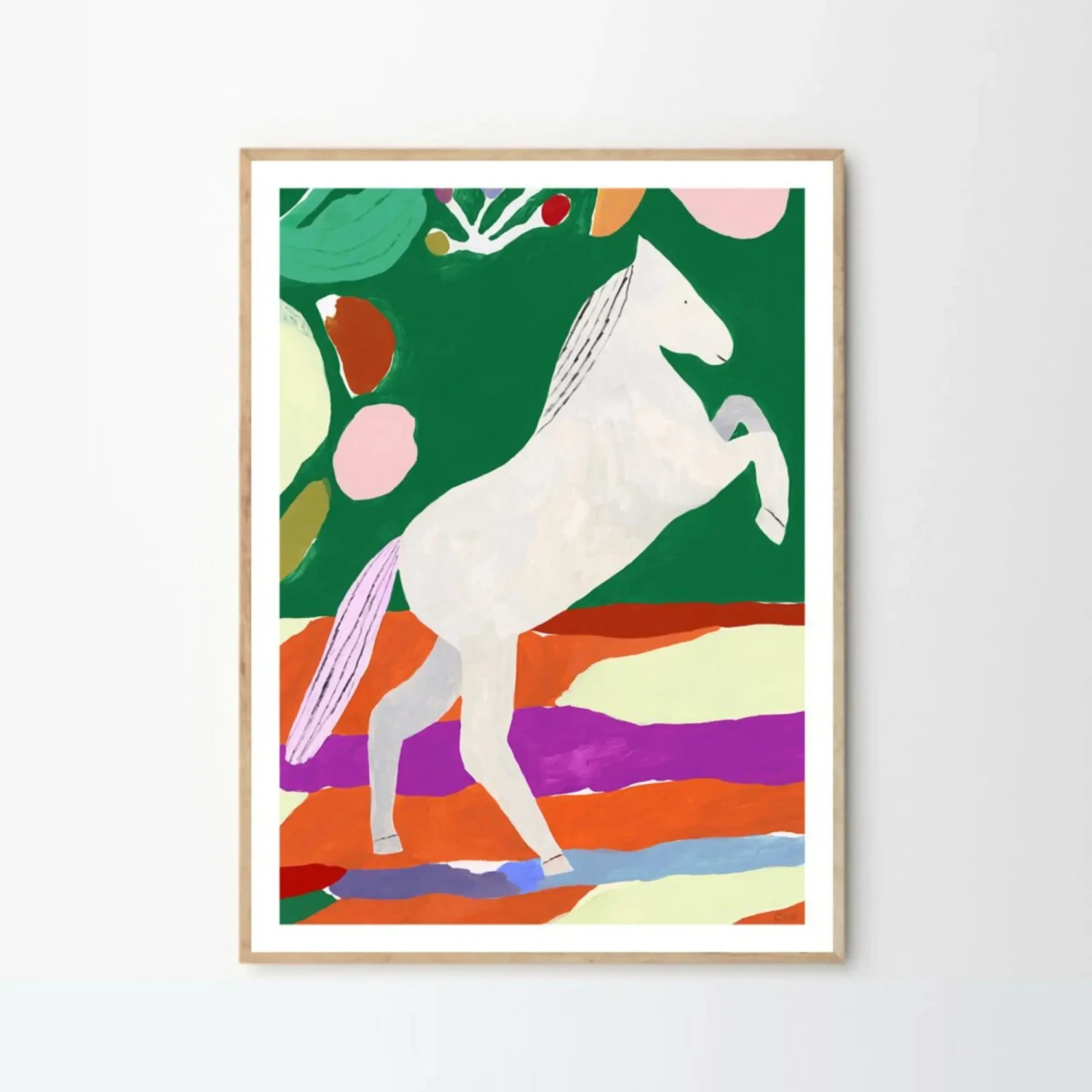 Horse Print 50Cm X 70Cm