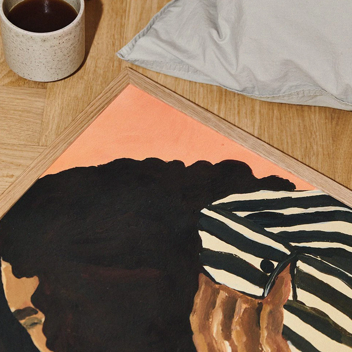 Serene Stripes Print 50Cm X 70Cm - Image 3