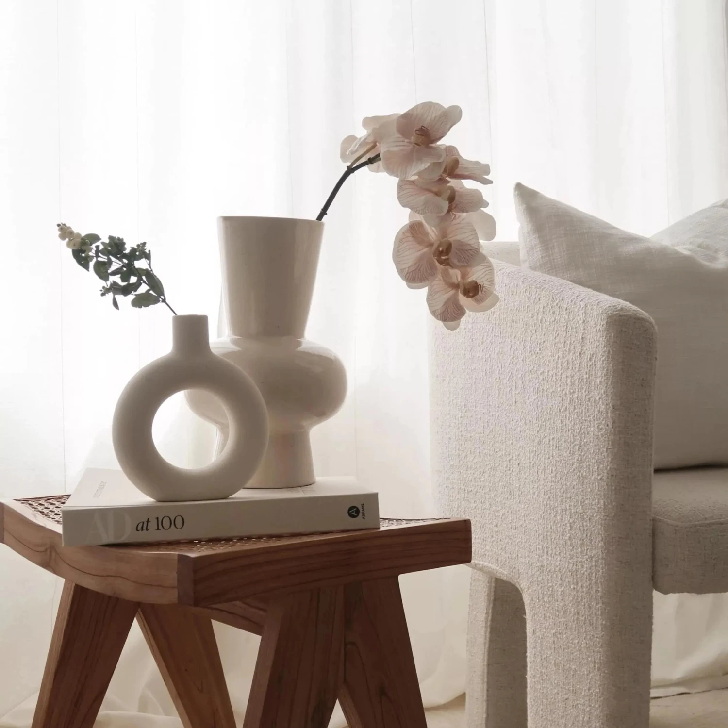 Raya Halo Vase Large - Neutral - Image 10