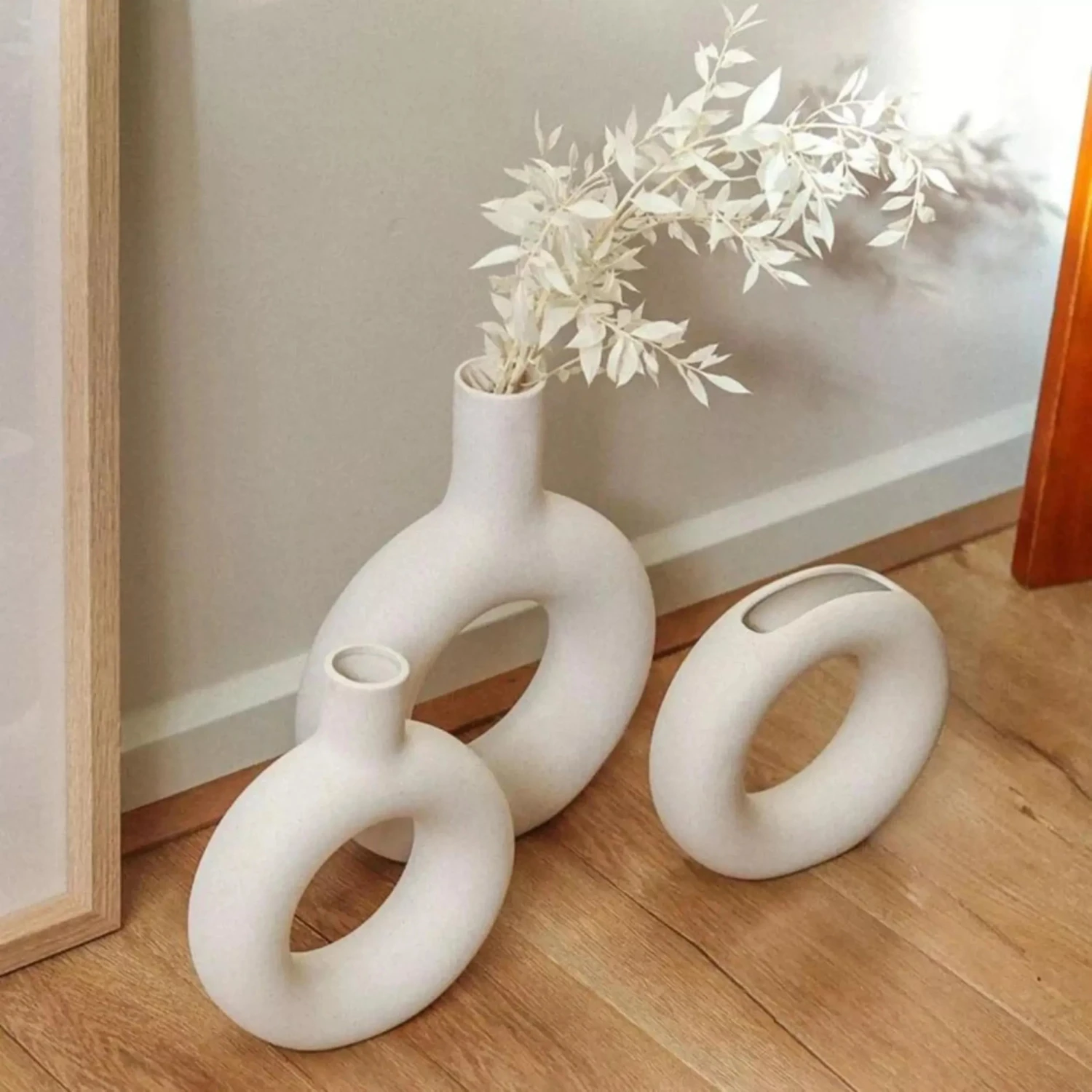 Raya Halo Vase Large - Neutral - Image 4