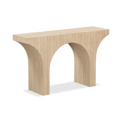 Verge Console Table - Travertine Finish