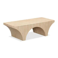 Verge Coffee Table - Travertine Finish