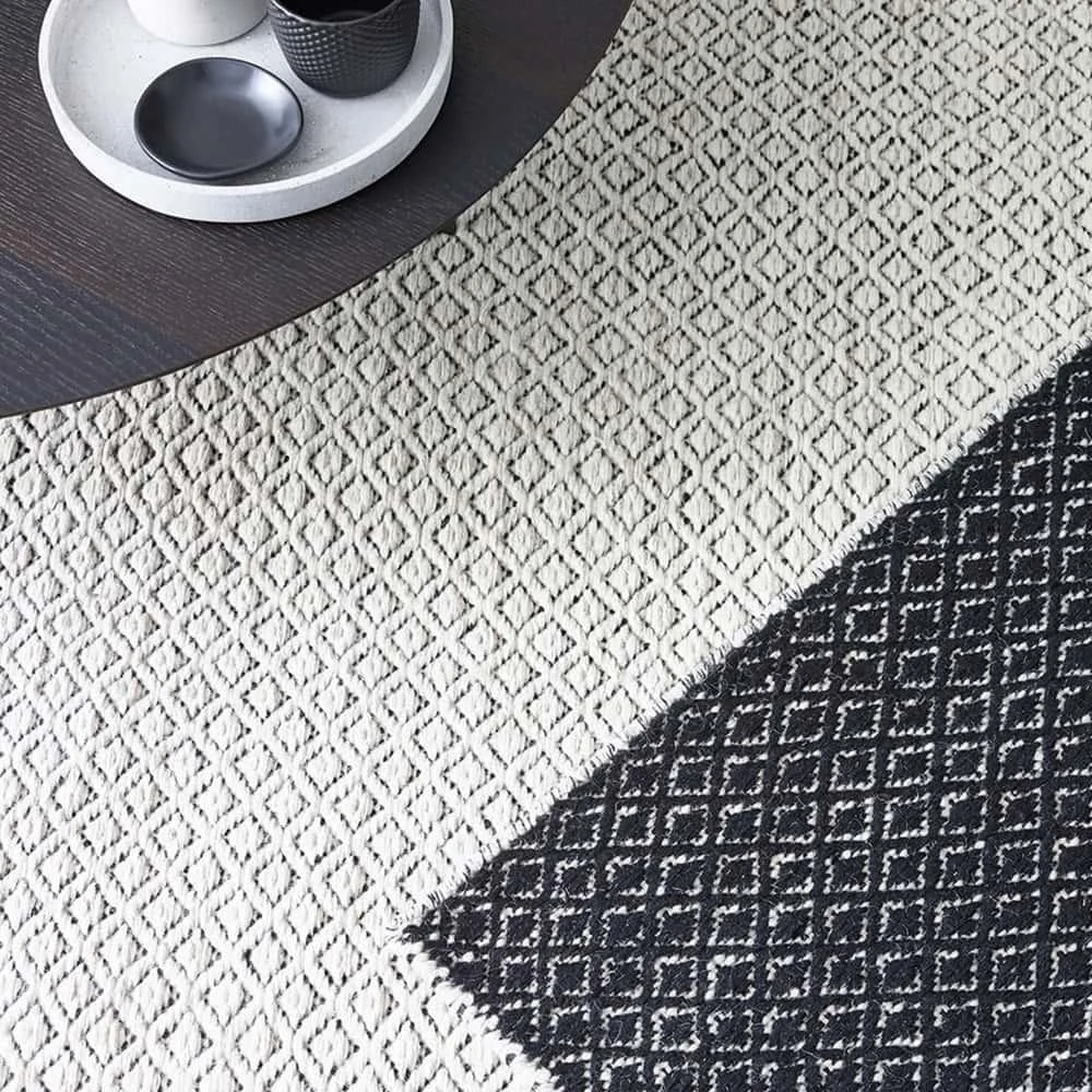 Braid Pastille Rug - Ivory / Black 160cm X 230cm - Image 2