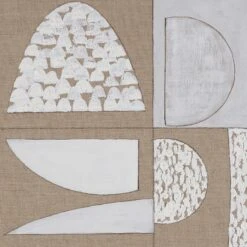 White Stucco 2 Canvas Print 92cm X 61cm