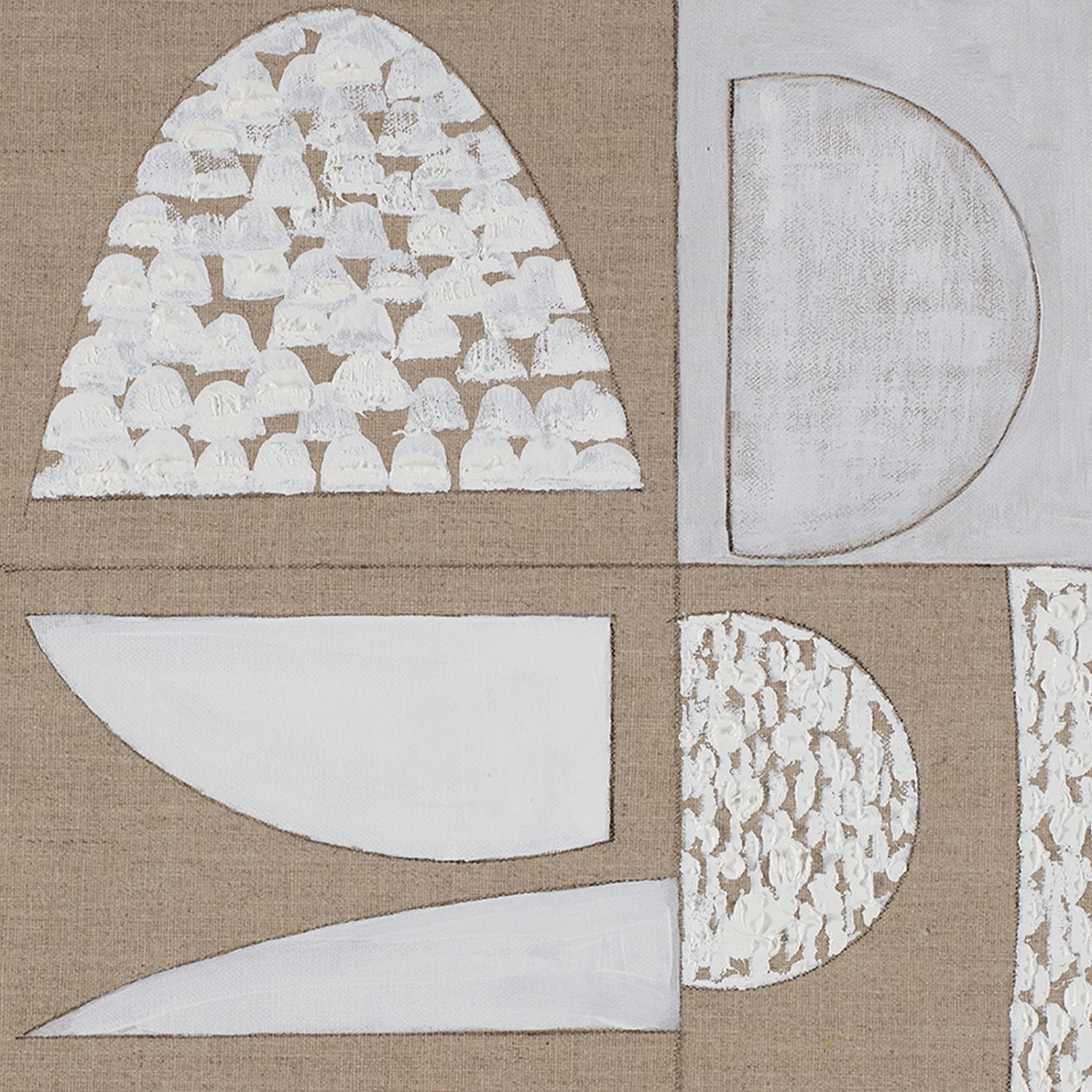 White Stucco 2 Canvas Print 92cm X 61cm