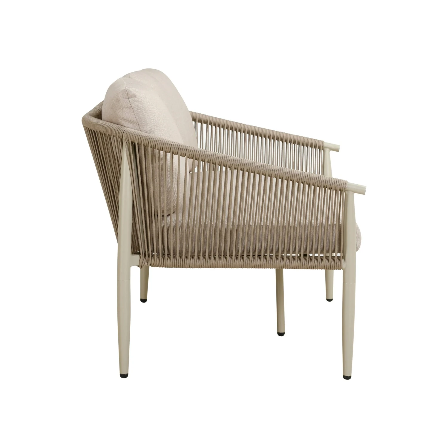 Everett Outdoor 2 Seater Sofa - Sand - Image 4