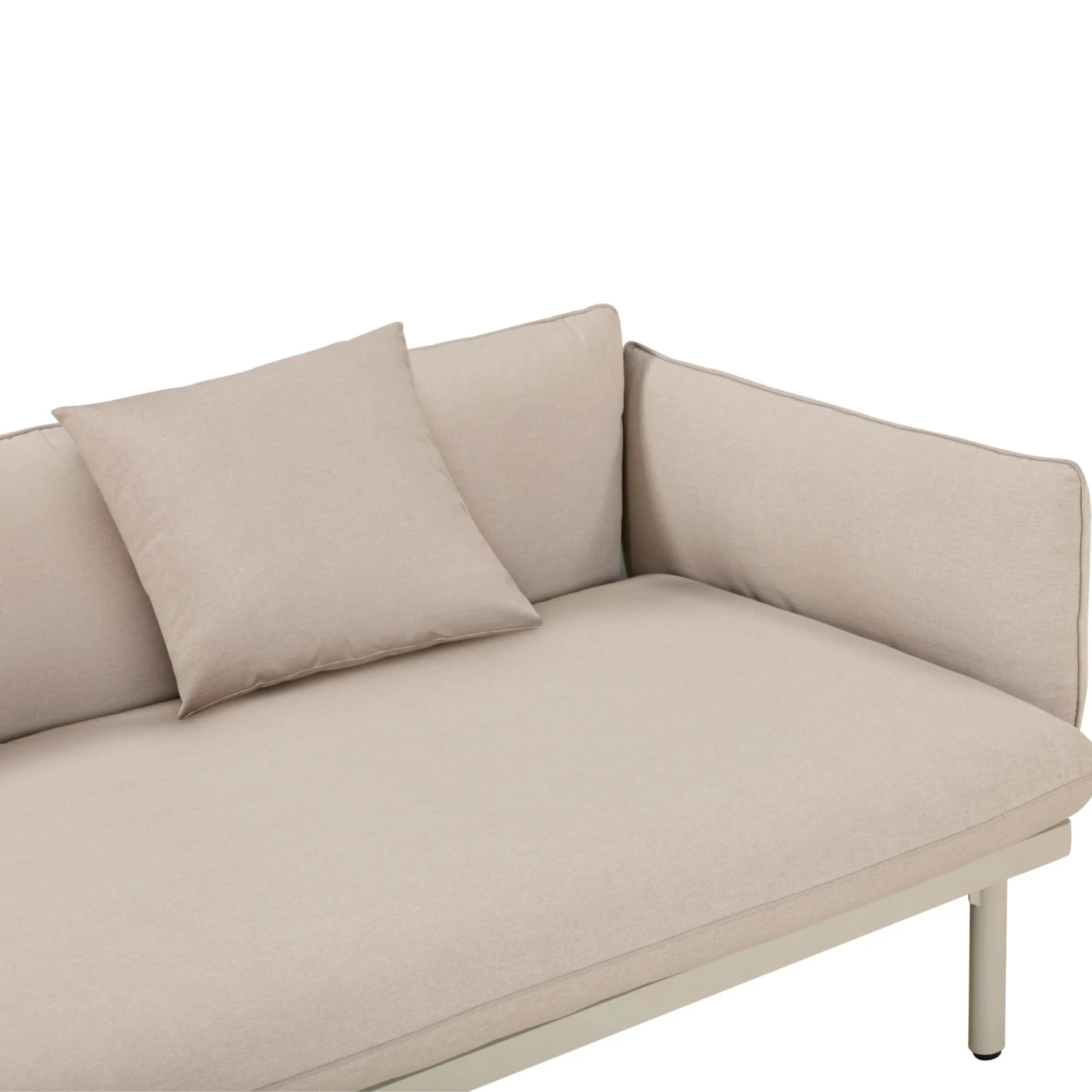 Hattie Outdoor 3 Seater Sofa - Sand - Image 7