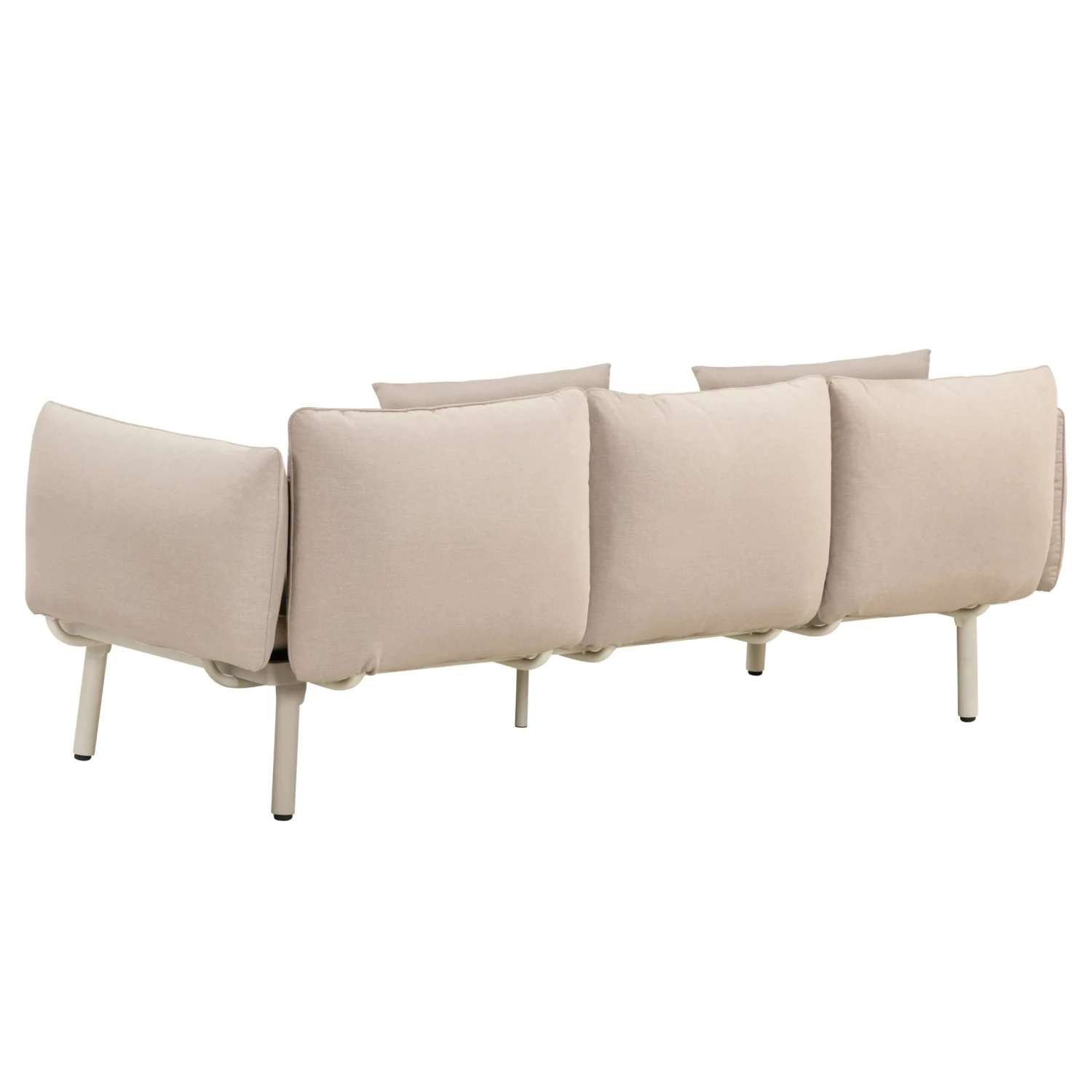 Hattie Outdoor 3 Seater Sofa - Sand - Image 9