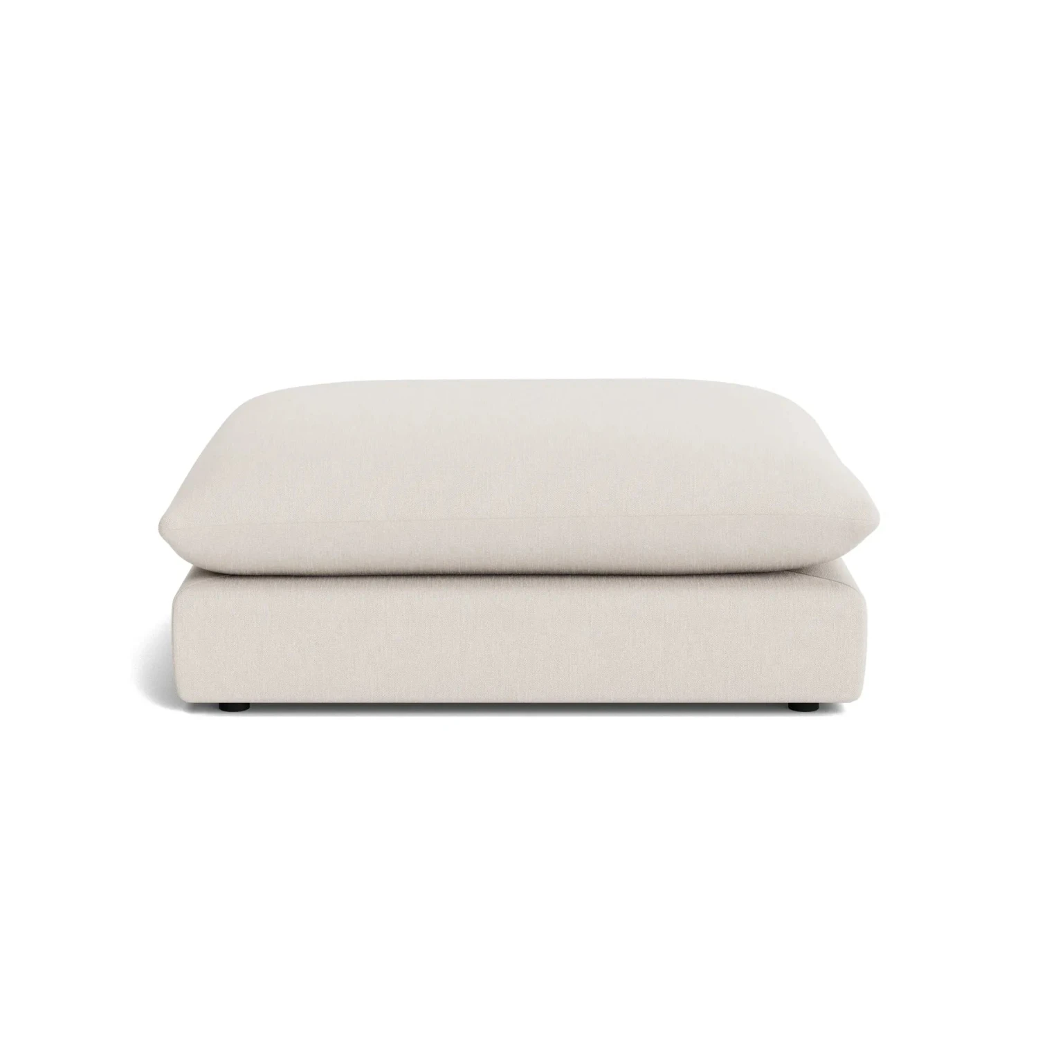 Sidney Slipcover Ottoman - Silex Off White - Image 2