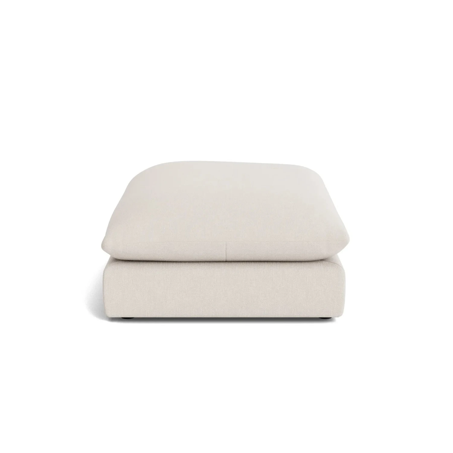 Sidney Slipcover Ottoman - Silex Off White - Image 3