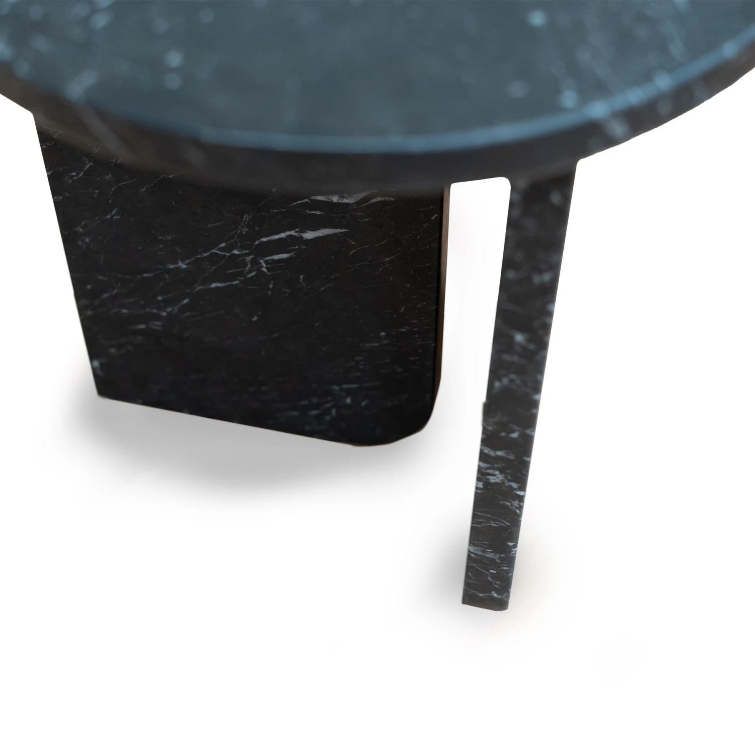 Mimic Side Table - Black Marble - Image 5
