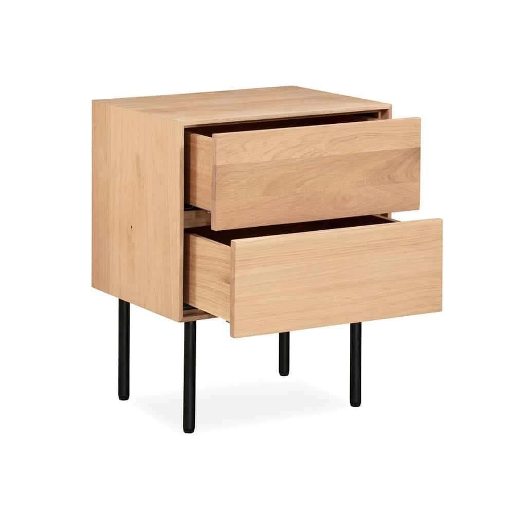Essence Bedside Table - Oak - Image 4