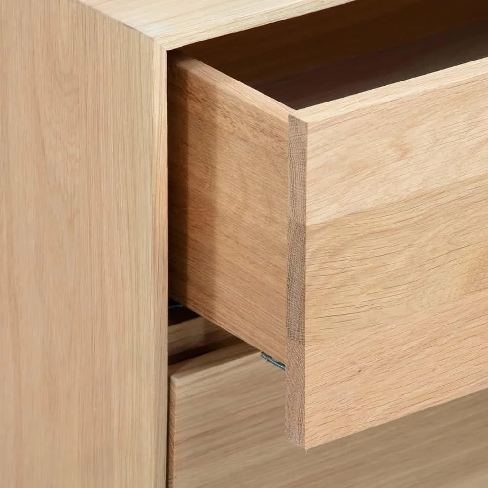 Essence Bedside Table - Oak - Image 6