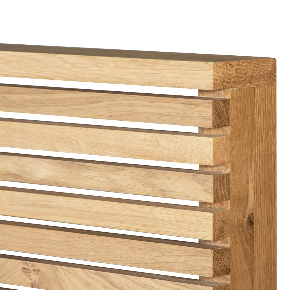 Linear Queen Bed Head - Oak - Image 4