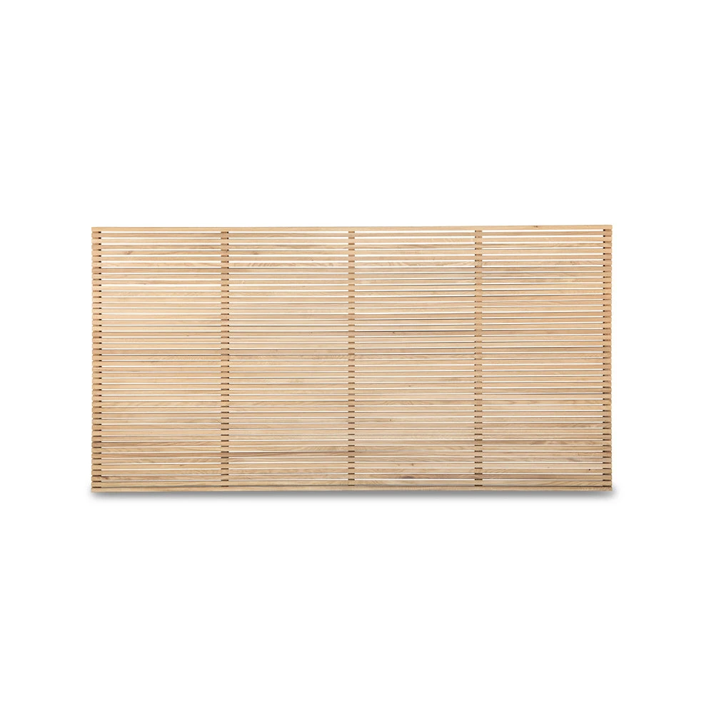 Linear Queen Bed Head - Oak - Image 3