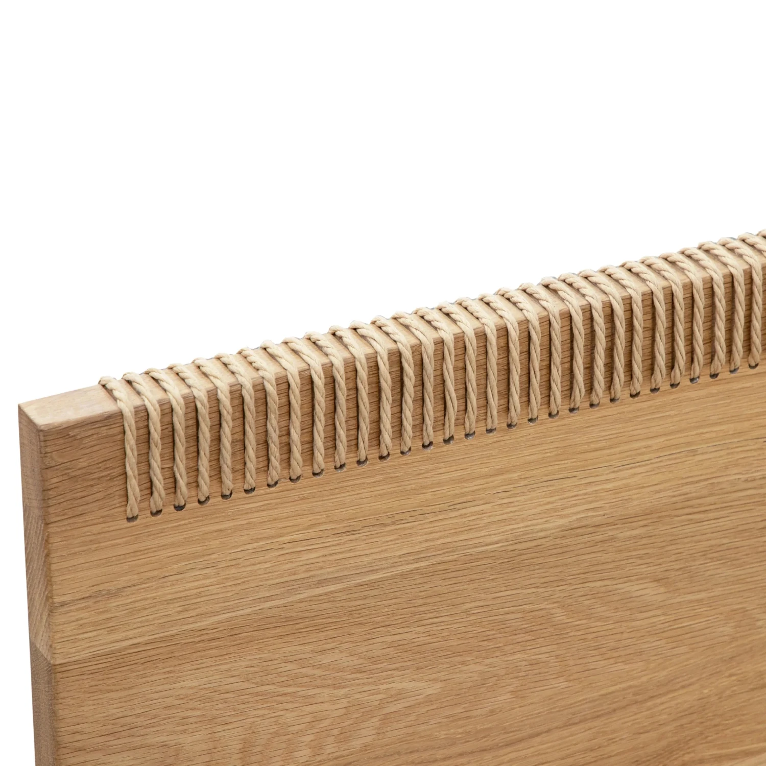 Weave King Bed - Oak - Image 8