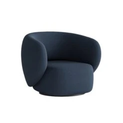 Swell Swivel Armchair - Novatex Navy
