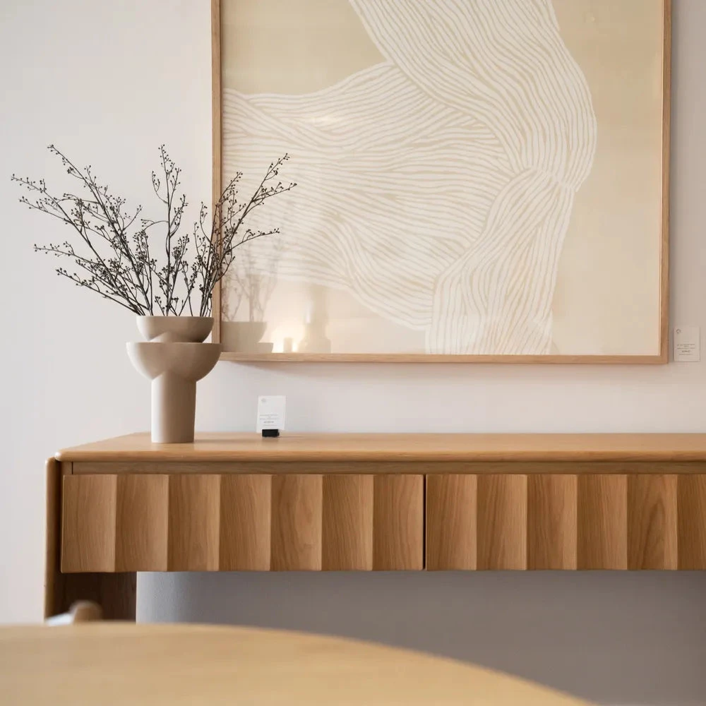 Anton Console Table 140cm - Oak - Image 3