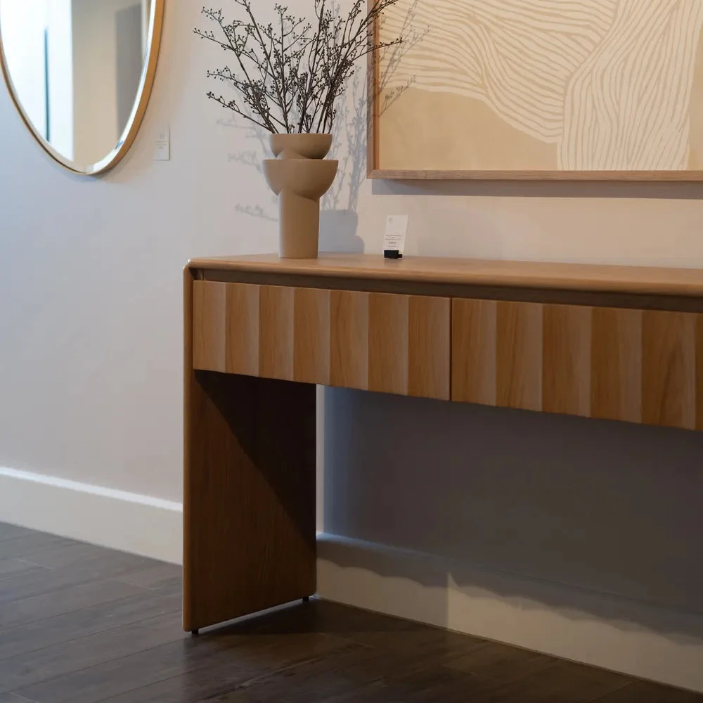Anton Console Table 140cm - Oak - Image 2