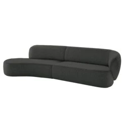 Swell Left Hand Chaise Sofa - Maya Charcoal Boucle