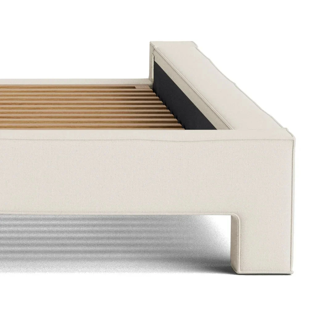 Doze King Bed Base - Siena Cream - Image 5