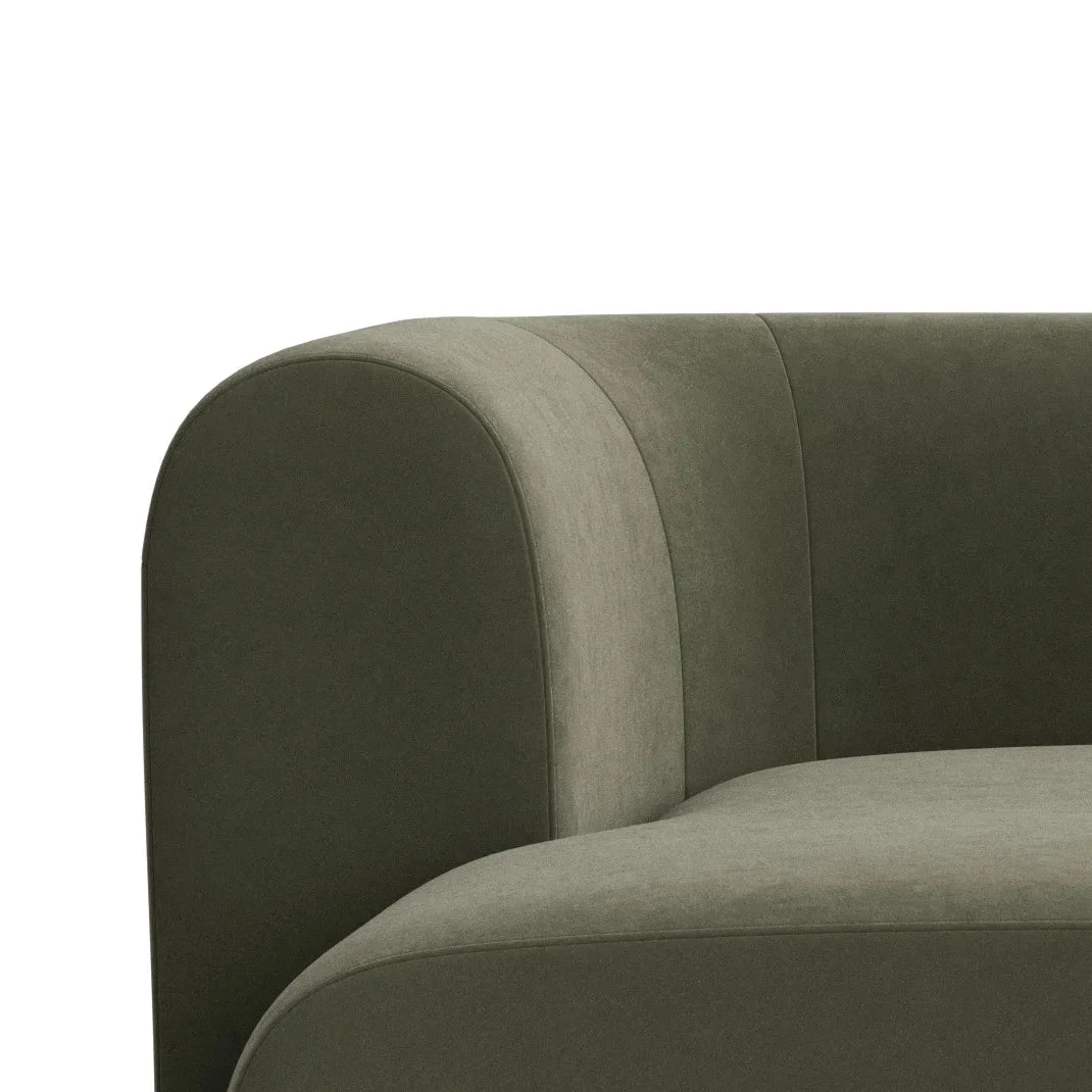Berg 3 Seater LHF Chaise Sofa - Eden Leaf - Image 3
