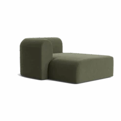 Berg Left Chaise Module - Eden Leaf