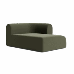 Berg Right Chaise Module - Eden Leaf
