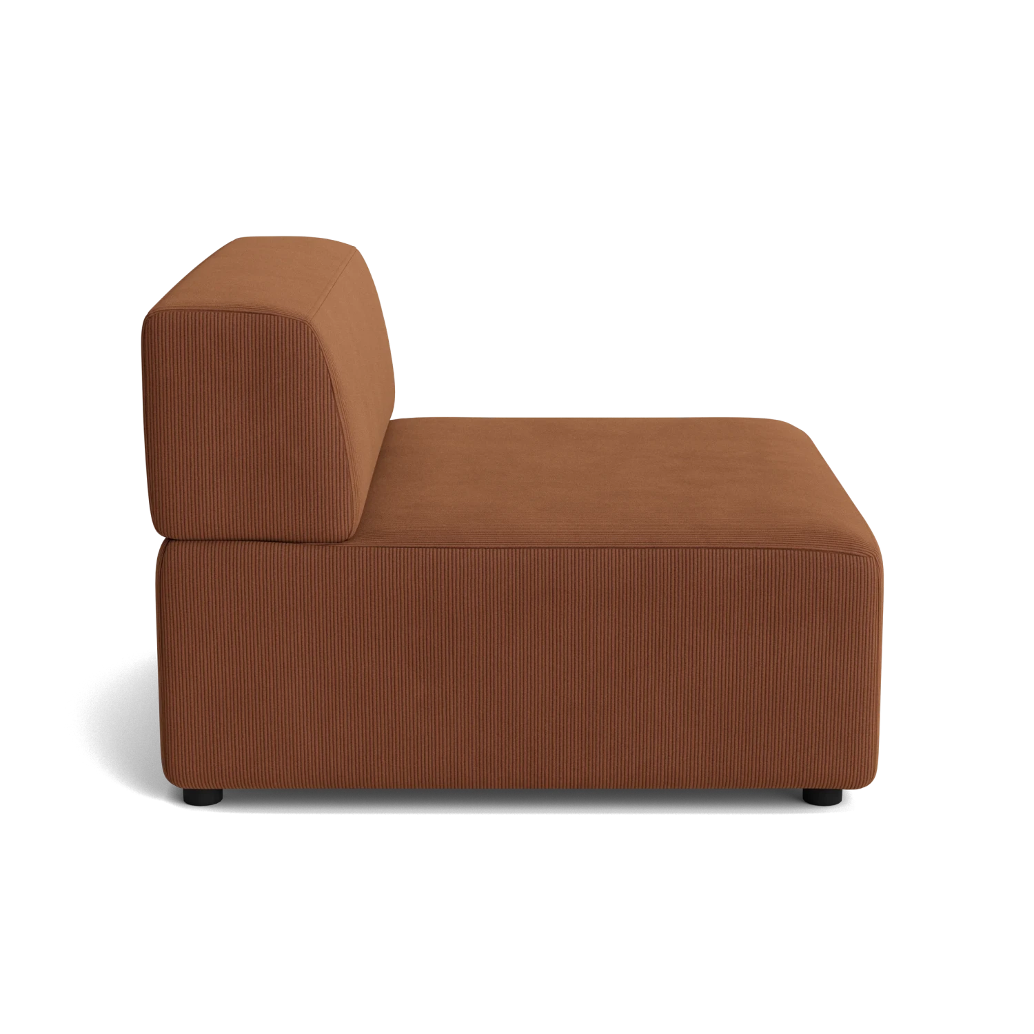 Stretch Armless Middle Module - Corduroy Cocoa - Image 3