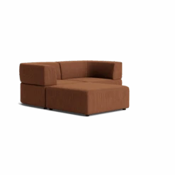 Stretch 3 Seater Chaise Sofa - Corduroy Cocoa