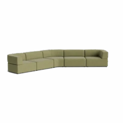 Stretch Large Closed Angle Sofa - Fossil Eucalyptus
