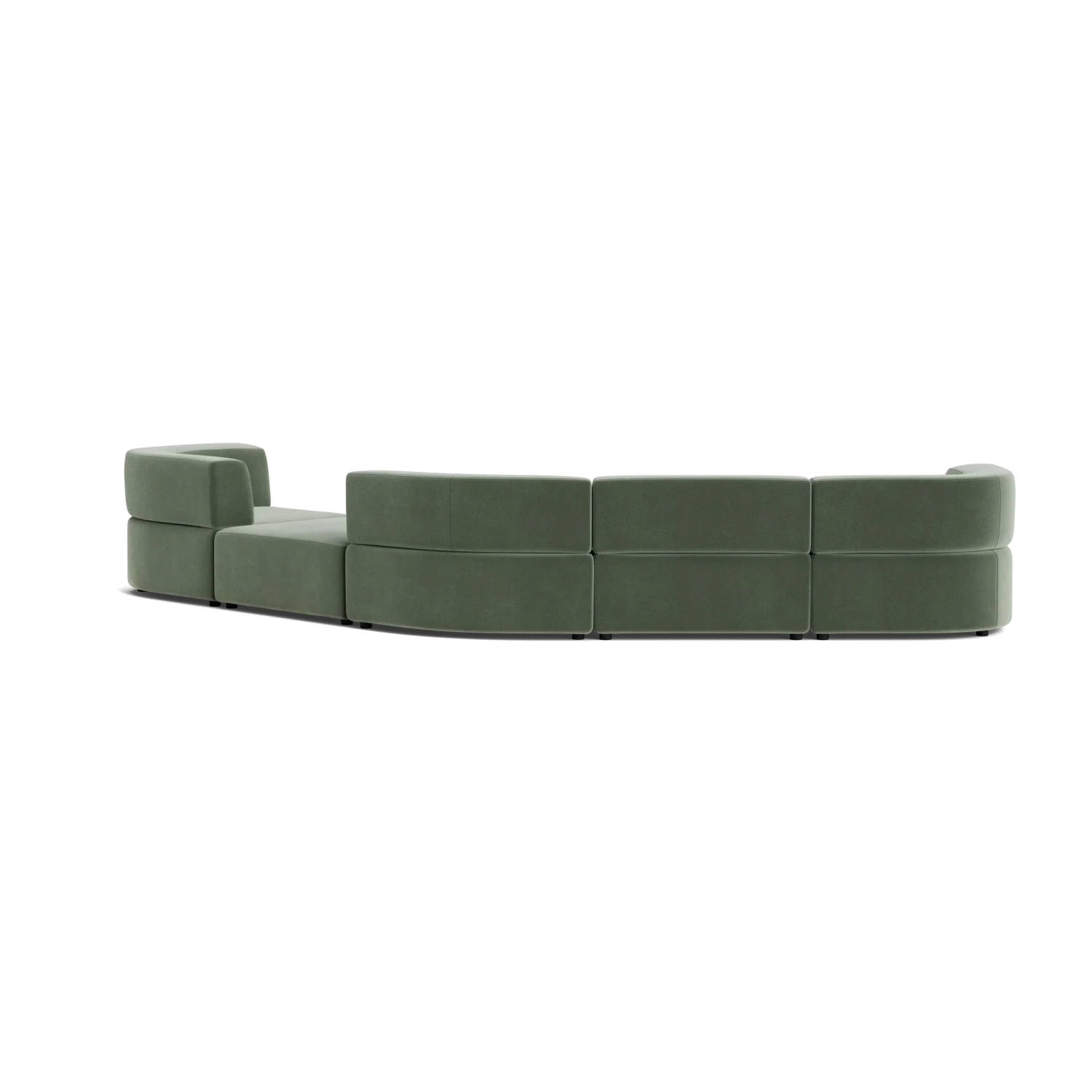 Stretch Large Angled Gap Sofa - Opal Ocean - Image 4