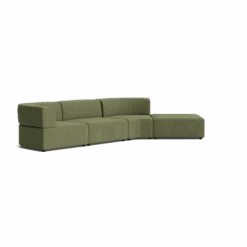 Stretch Open Angled Sofa - Corduroy Forest
