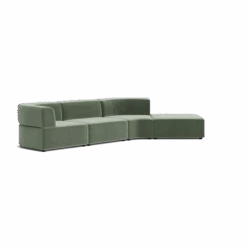 Stretch Open Angled Sofa - Opal Ocean