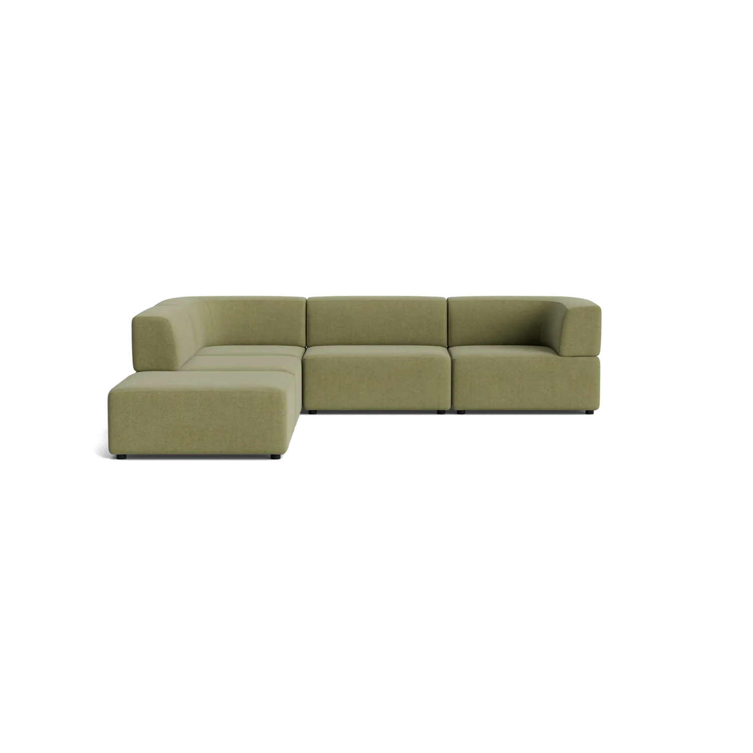 Stretch Open Corner Sofa - Fossil Eucalyptus - Image 2