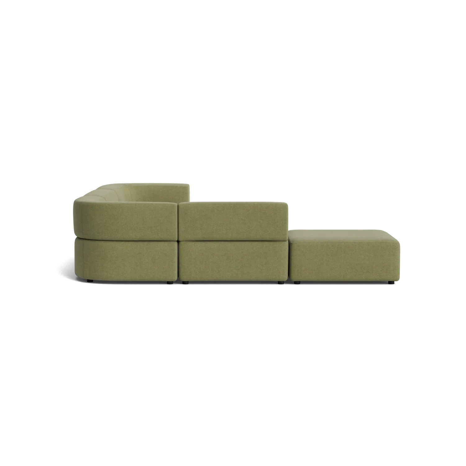 Stretch Open Corner Sofa - Fossil Eucalyptus - Image 4