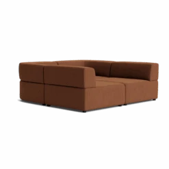 Stretch Pit Sofa - Corduroy Cocoa