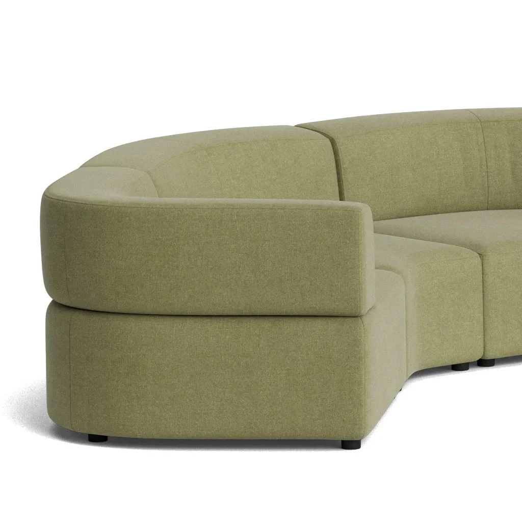 Stretch U Shape Modular Sofa - Fossil Eucalyptus - Image 3
