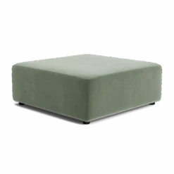 Stretch Ottoman - Opal Ocean