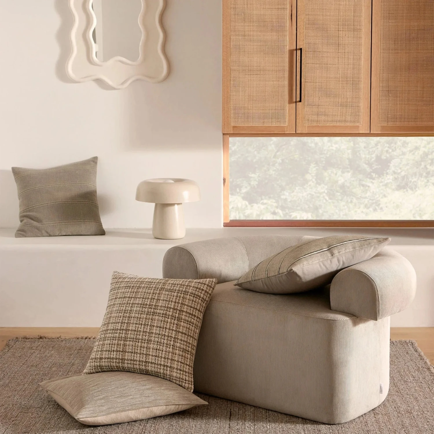 Tripoli Cushion - Fog - Image 7