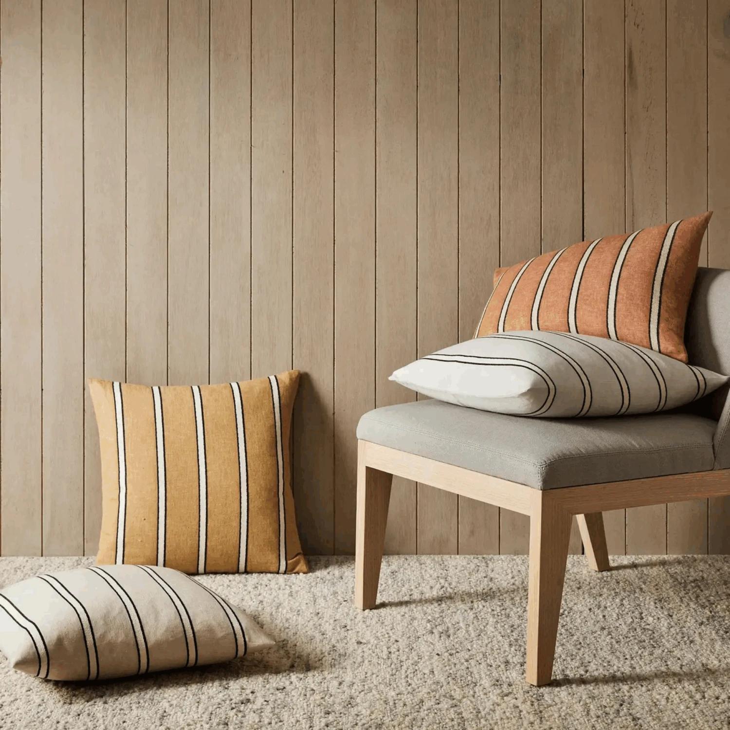 Vinnie Cushion 50cm X 50cm - Manuka - Image 2