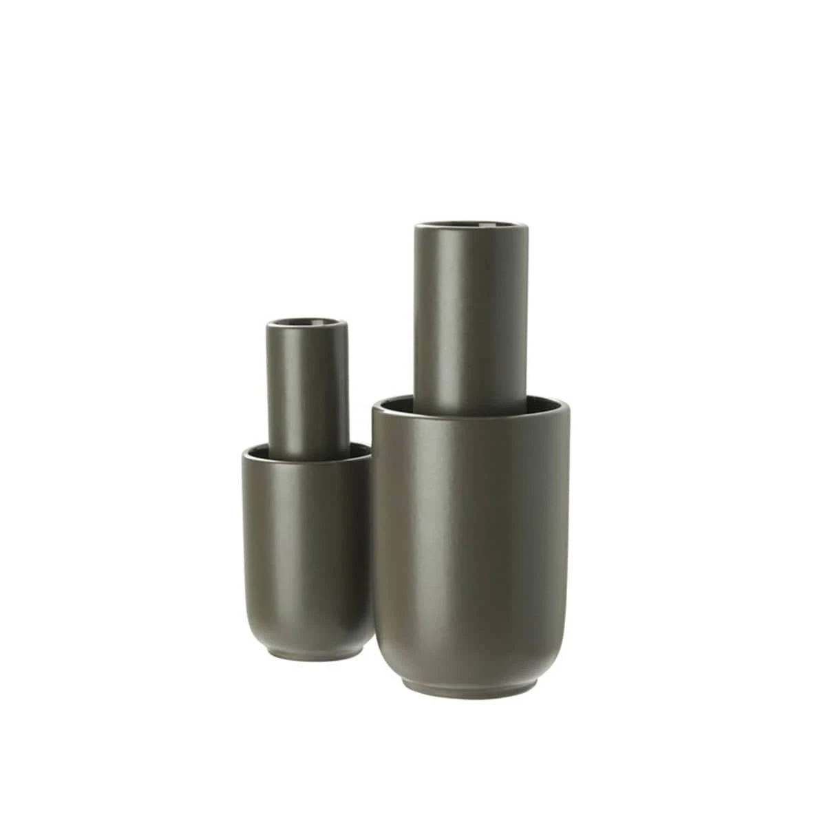 Woud Amel Vase Taupe - Small - Image 3
