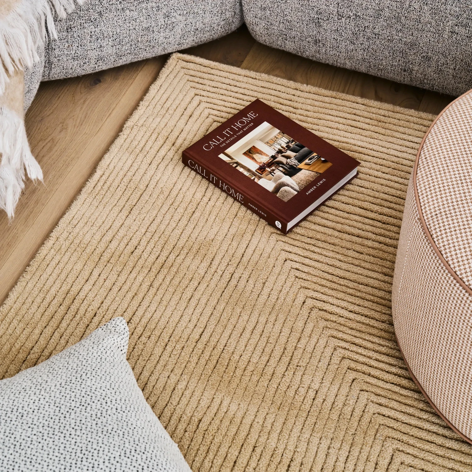 Stripe Rug - Ivory 200cm X 300cm - Image 9