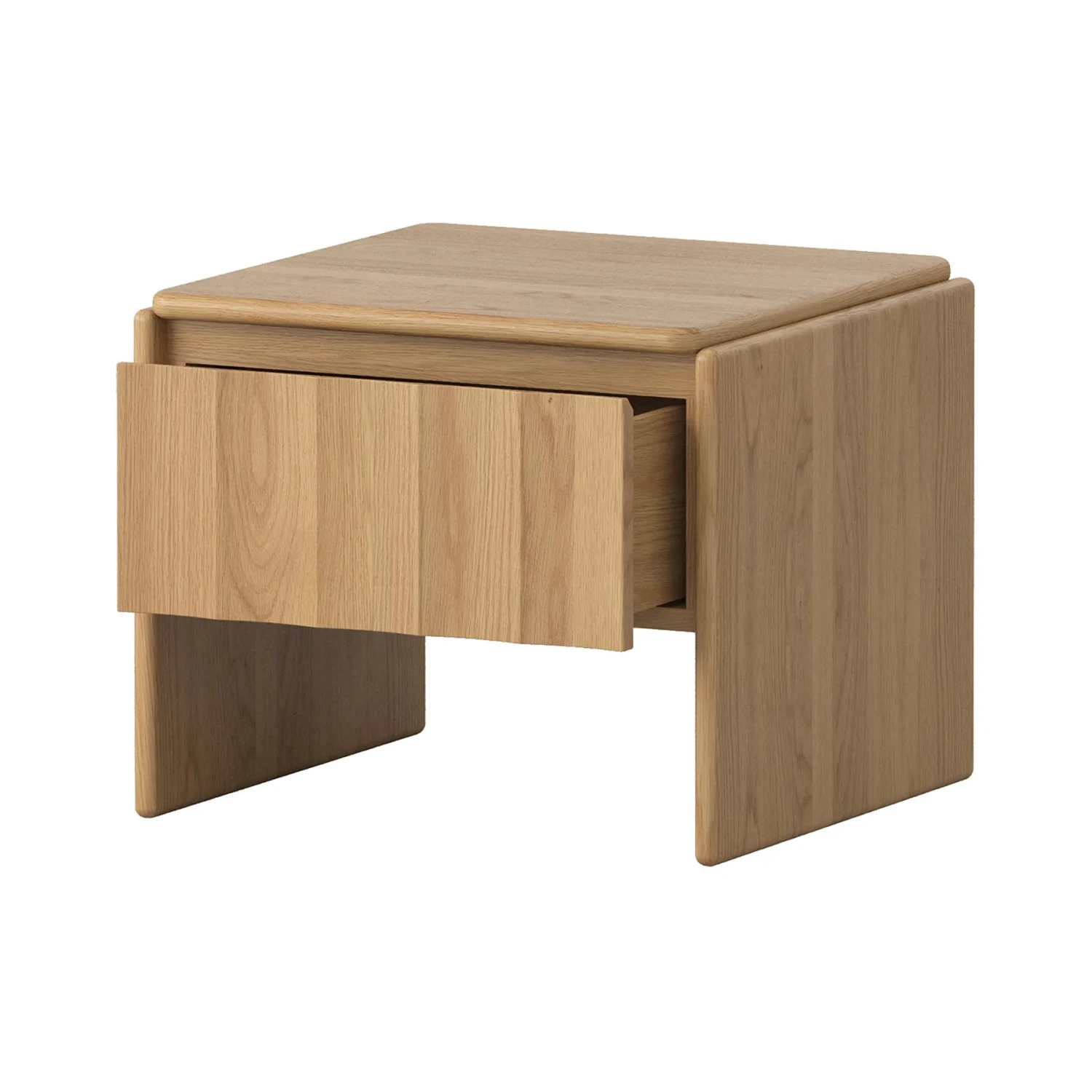 Anton Bedside Table - Oak - Image 4