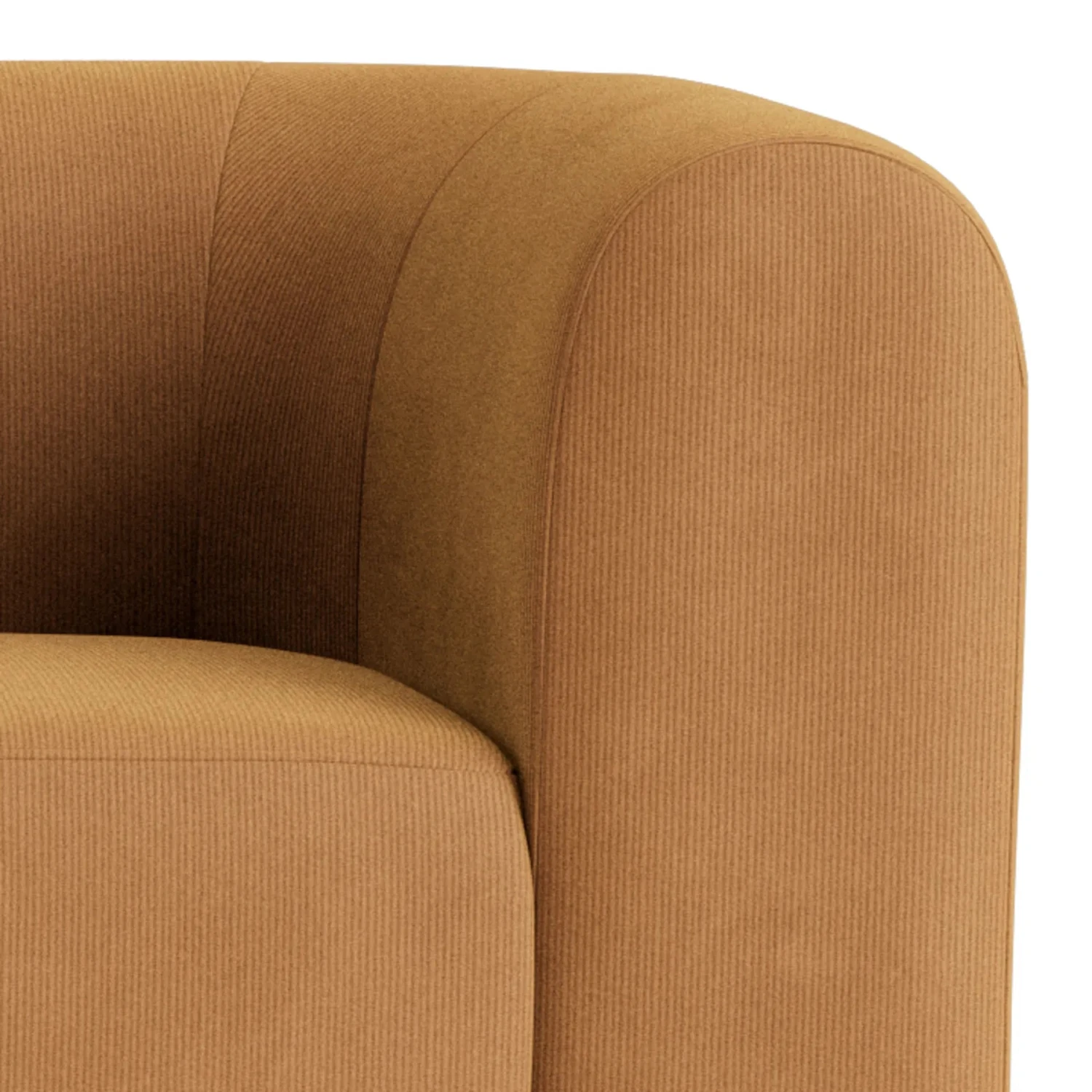 Berg 4 Seater Sofa - Corduroy Fawn - Image 6