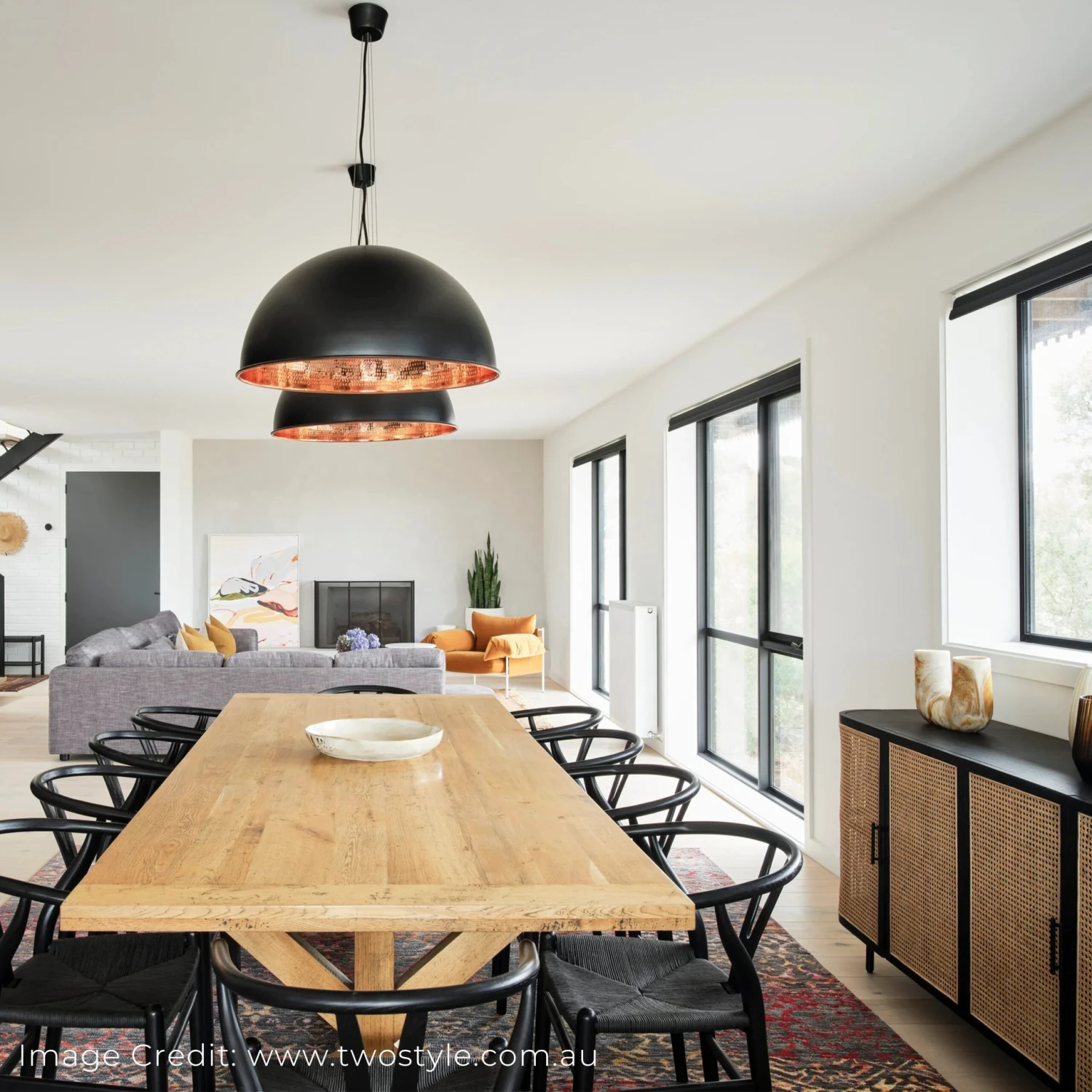 Embrace Rattan Sideboard 180 Cm - Black - Image 10